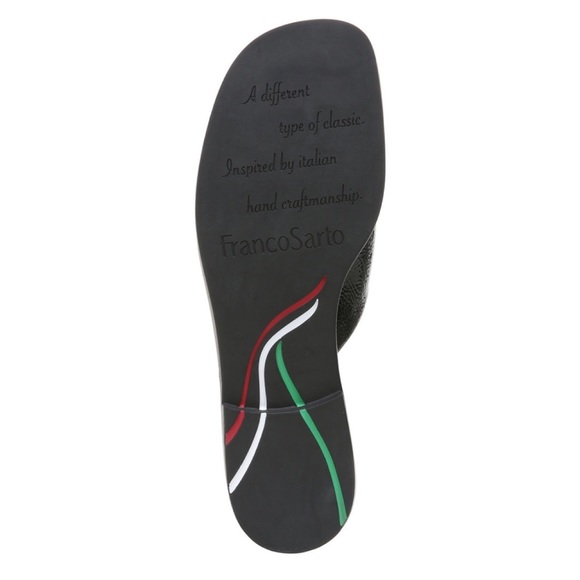 NEW Franco Sarto Black Bocca Slide Mules - Picture 5 of 5